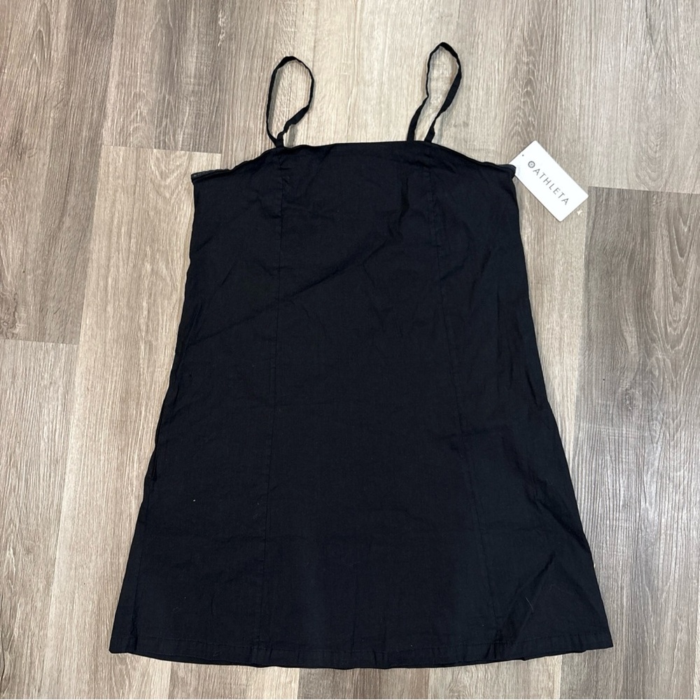 Athleta Paradise Cami Dress | Size Large | Black | NWT